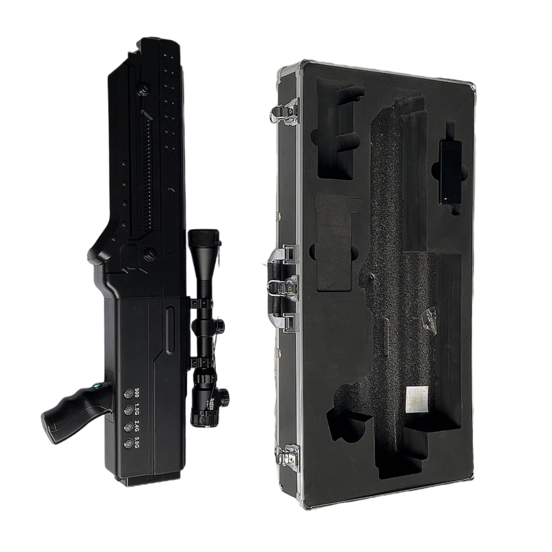  张沟镇手持便携式枪型低空防御反制四通道A型